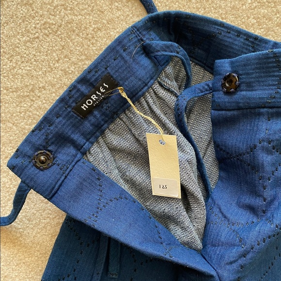 *SOLD Horses Atelier indigo blue skirt - Picture 2 of 4